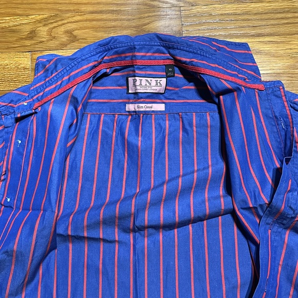Thomas Pink - Men’s Button Down Slim Casual Shirt - Size XS - Picture 12 of 13